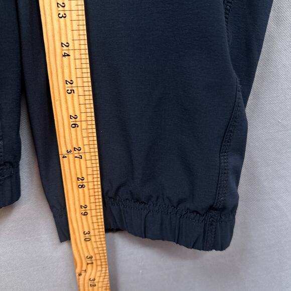 Eddie Bauer Pants Size 6 Blue Ankle Fleece Lined Cargo Pull On Jogger Athleisure - Picture 16 of 16